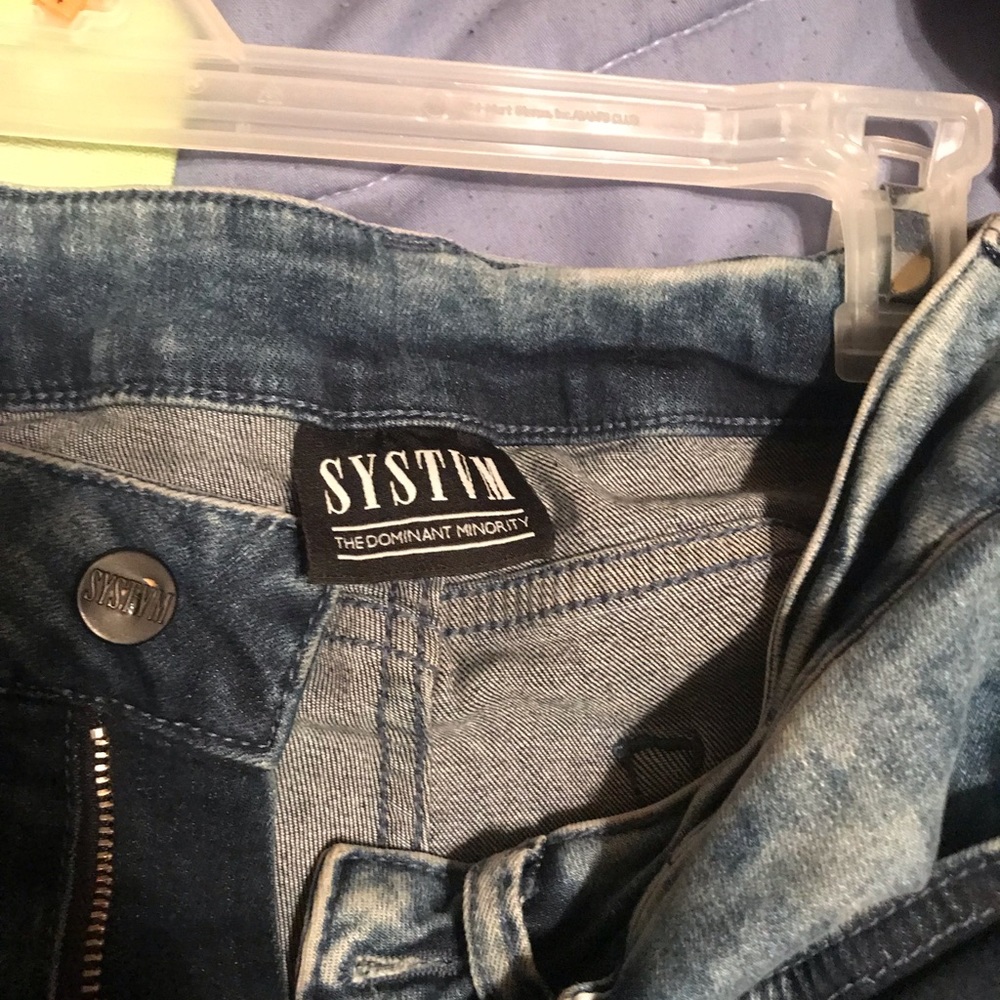 Tie dye jeans